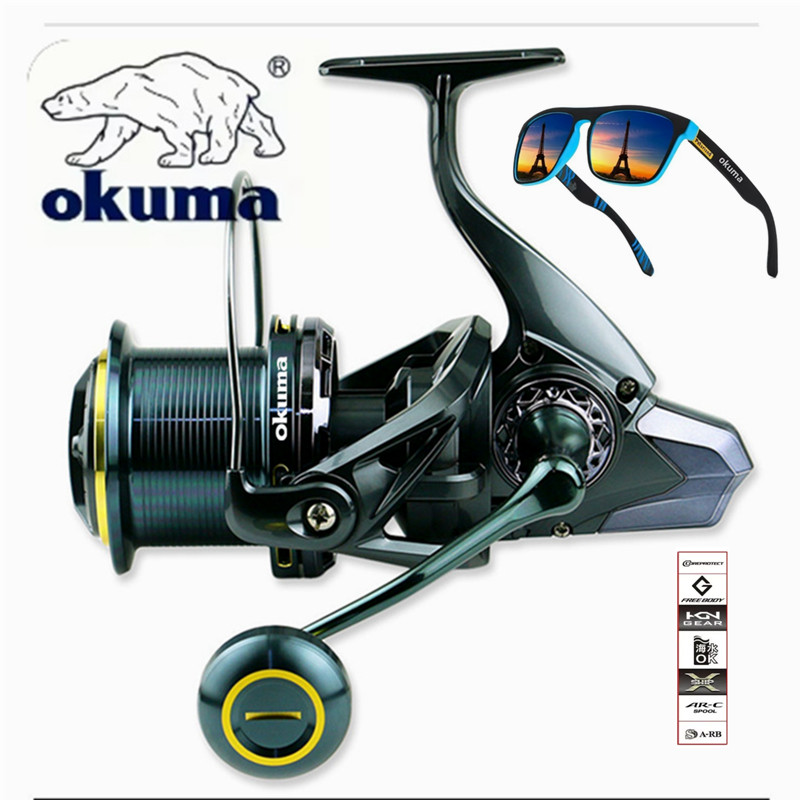 Daiwa Reel Bg - Kołowrotek wędkarski OKUMA 9000-14000 Metalowa Kołowrotek