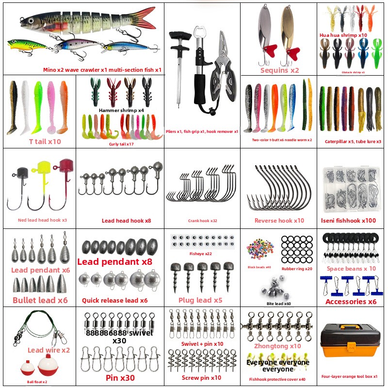Duży, czterowarstwowy zestaw p – Fishing Lure Box recenzja i cena