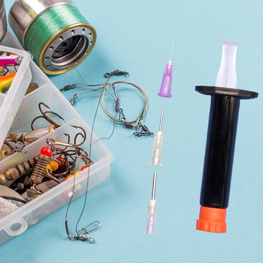2 Zestawy Czarnych Strzykawek  – Fishing Lure Kit recenzja i cena