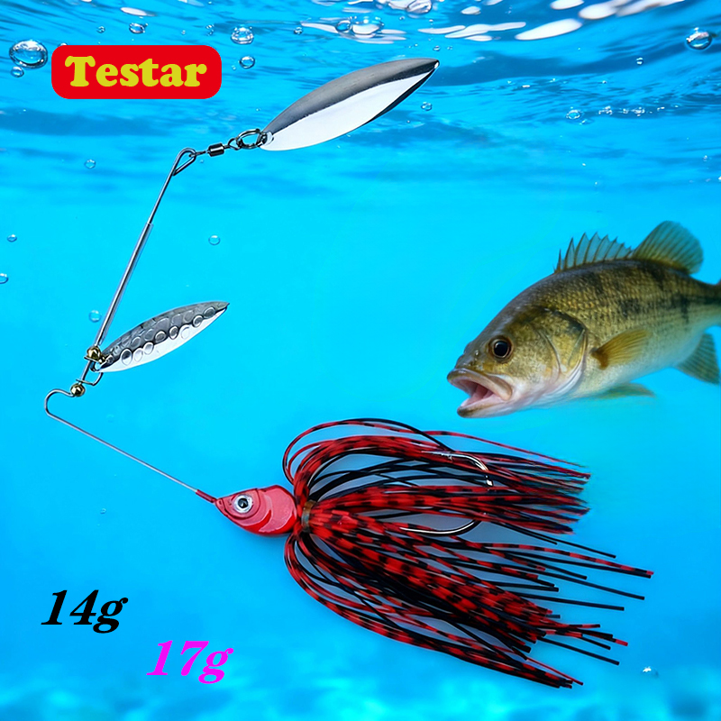14g 17g Testar Spinnerbait Spo – Fishing Lure Blade Bait recenzja i cena