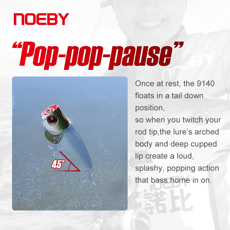 Noeby 105mm 24g Topwater Poppe – Fishing Lure Popper recenzja i cena