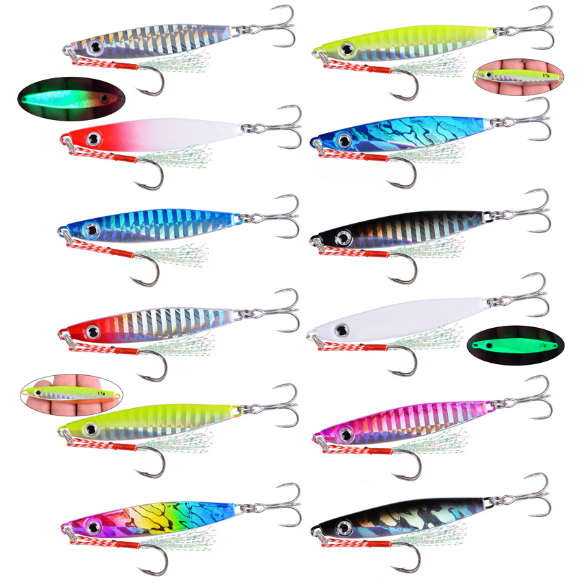 12szt Metalowe przynęty wędkar – Fishing Lure Blade Bait recenzja i cena